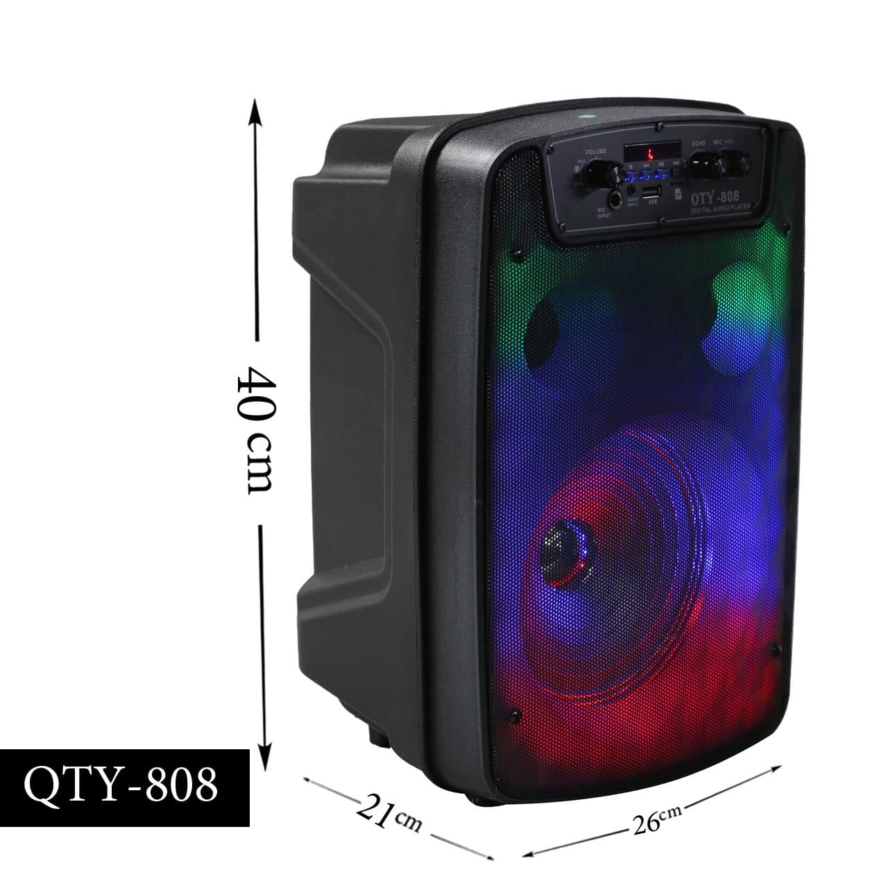 اسپیکر پارتی باکس مدل OTY-808 — تصویر ۳