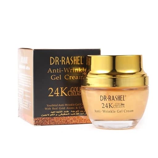 کرم ژل ضد چروک دکتر راشل 24K gold