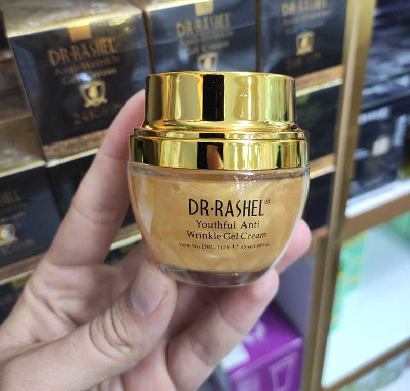 کرم ژل ضد چروک دکتر راشل 24K gold — تصویر ۲