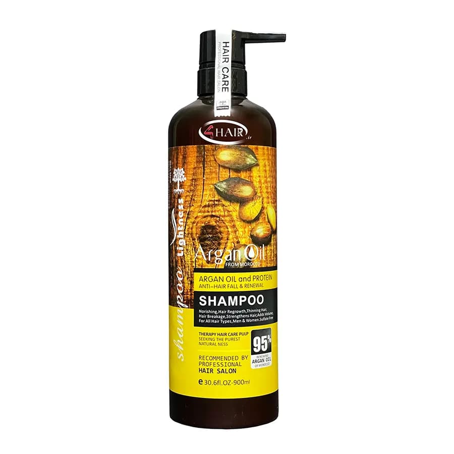 شامپو مو لایتنس عصاره روغن آرگان حجم 900 میلی لیتر