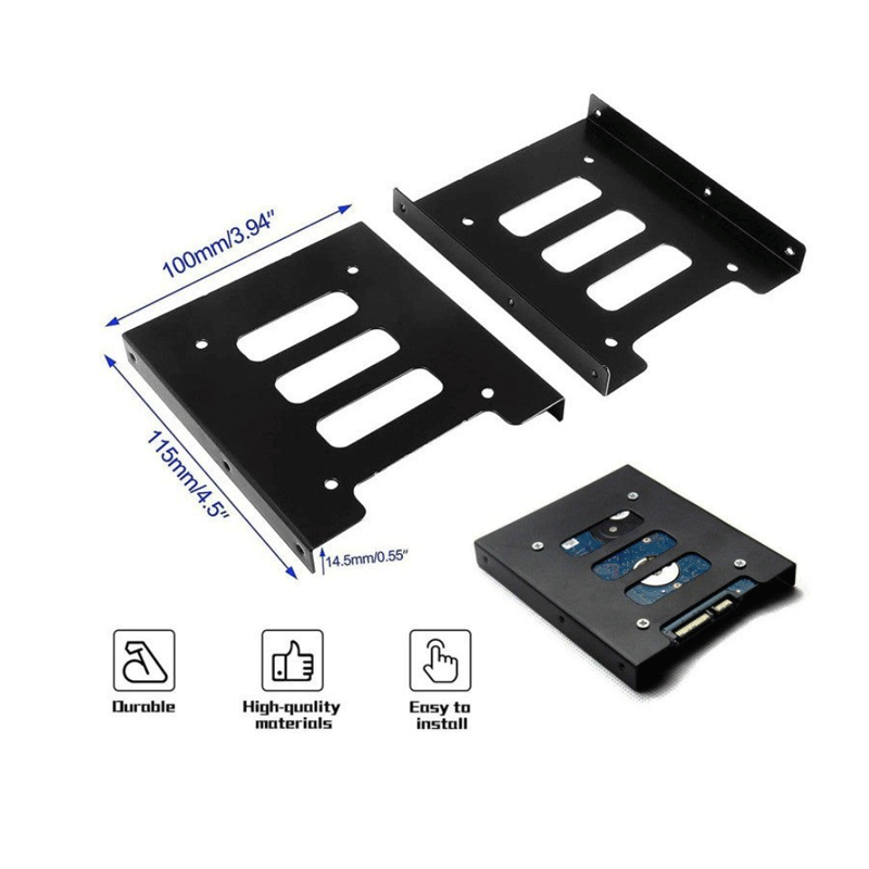 براکت هارد SSD SATA اینترنال فلزی 2.5 اینچی — تصویر ۲