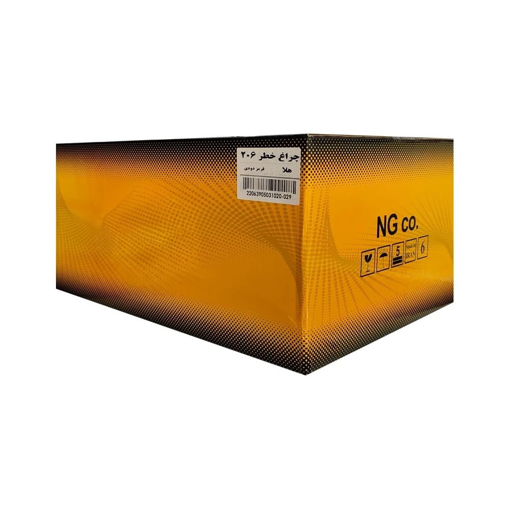 چراغ خطر عقب LED ان جی کو مدل هلا01 مناسب پژو 206 و 207 — تصویر ۷