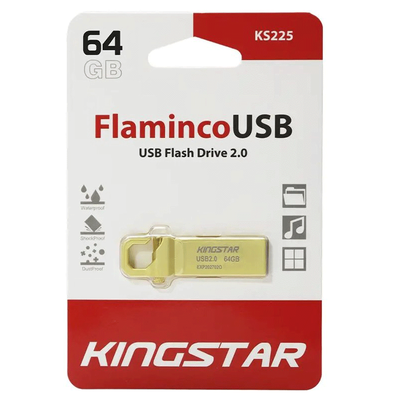 فلش مموری کینگ استار مدل KS225 ظرفیت 64 گیگابایت USB2 — تصویر ۵