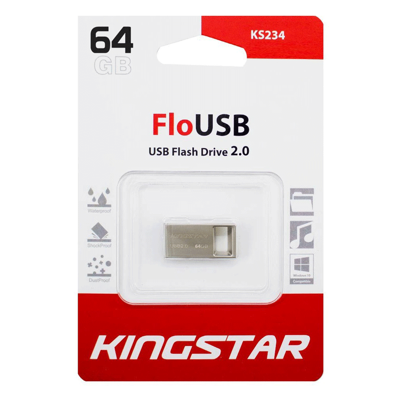 فلش مموری کینگ استار مدل KS234 Flo ظرفیت 64 گیگابایت USB2