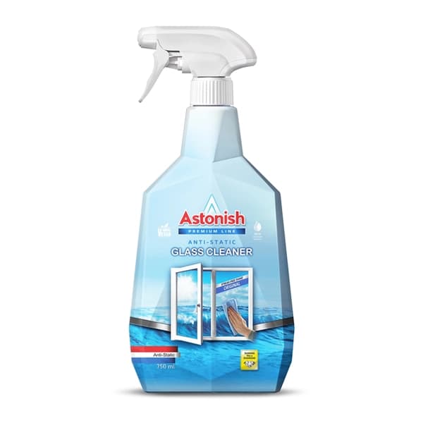 اسپری شیشه پاک کن استونیش مدل آنتی استاتیک رایحه اقیانوس 750 میل