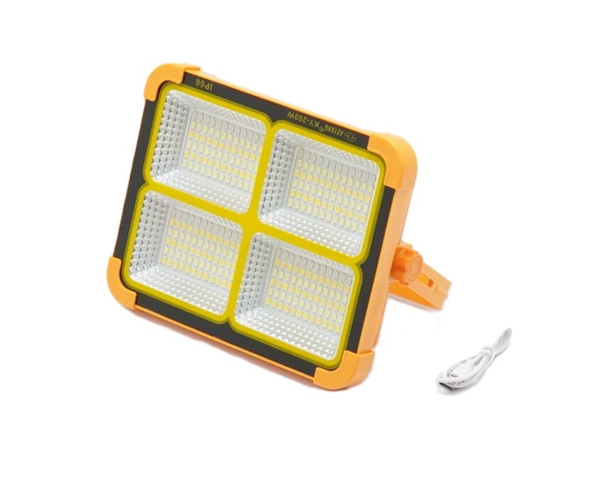 پرژکتور شارژی خورشیدی کیانگ مدل KY-200W