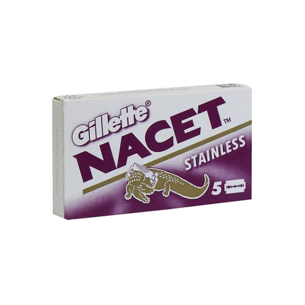 تیغ سنتی ژیلت مدل ناست Nacet بسته 5 عددی