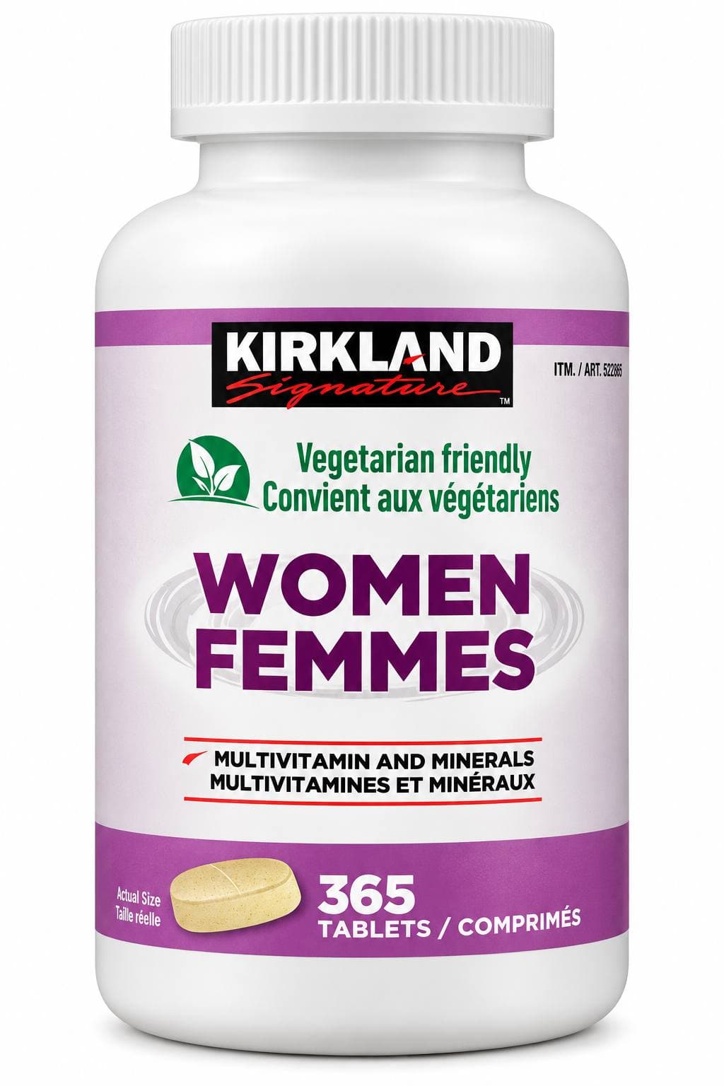 قرص مولتی ویتامین بانوان کرکلند اصل Kirkland –انرژی بخش،تقویت سیستم ایمنی، سلامت پوست و مو، استخوان و خونسازی–365 عددی ضمانت اصالت و مرجوعی