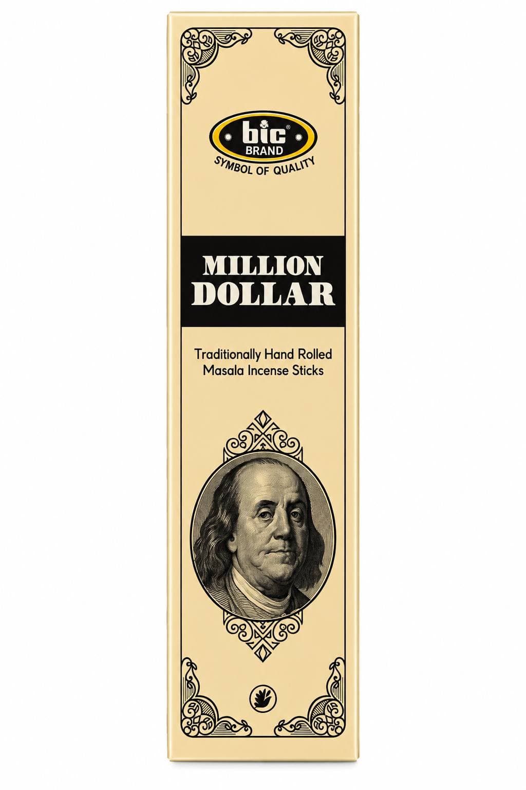 عود دست‌ساز ماسالا میلیون دلار BTC مدل جذب ثروت، پول، فراوانی و انرژی مثبت | BTC Brand Million Dollar Masala Incense Sticks – اصل اورجینال وارداتی
