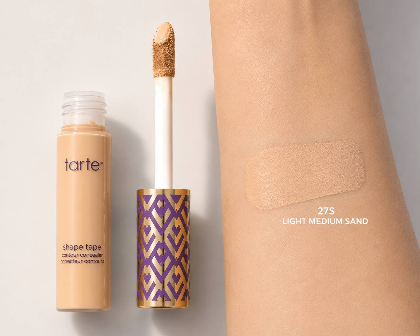 کانسیلر تارت لایت مدیوم اورجینال وارداتی اصل مدل Shape Tape رنگ 27S Light Medium Sand | با ضمانت اصالت — تصویر ۲