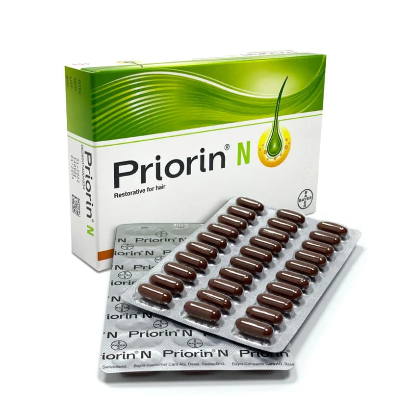 قرص پریورین Priorin تقویت کننده قوی و ضد ریزش مو اصل بایر آلمان ورقه 30 تایی مخصوص خانم ها و آقایان با ضمانت مرجوعی 100% ضمانت اصالت کالا و تاریخ روز بارکد فعال مشاوره رایگان — تصویر ۲