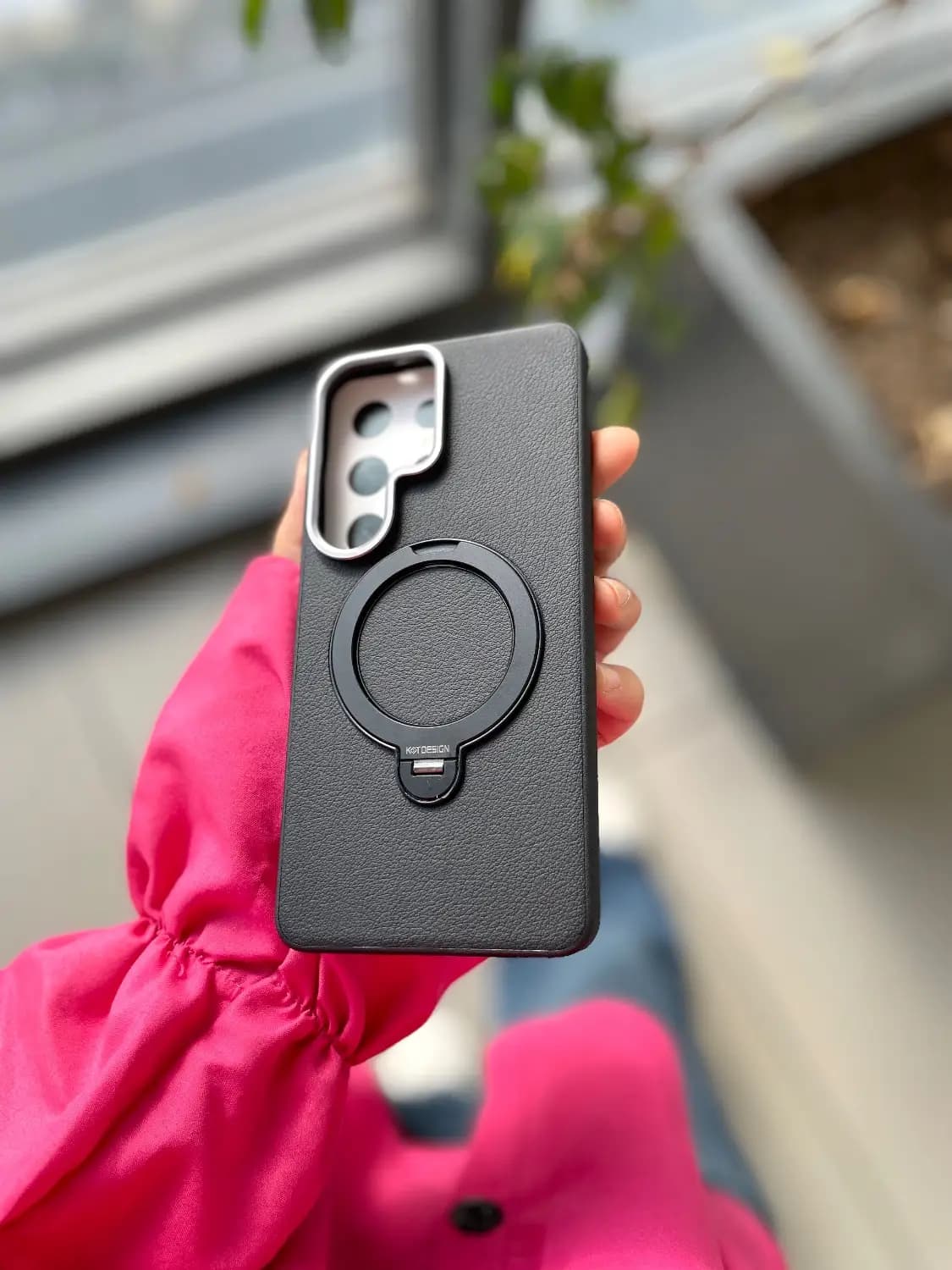 کاور مگسیف چرم S26 Ultra — تصویر ۲