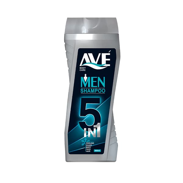 شامپو مردانه اَوه 5in1 مناسب سر و بدن و صورت 400 میل