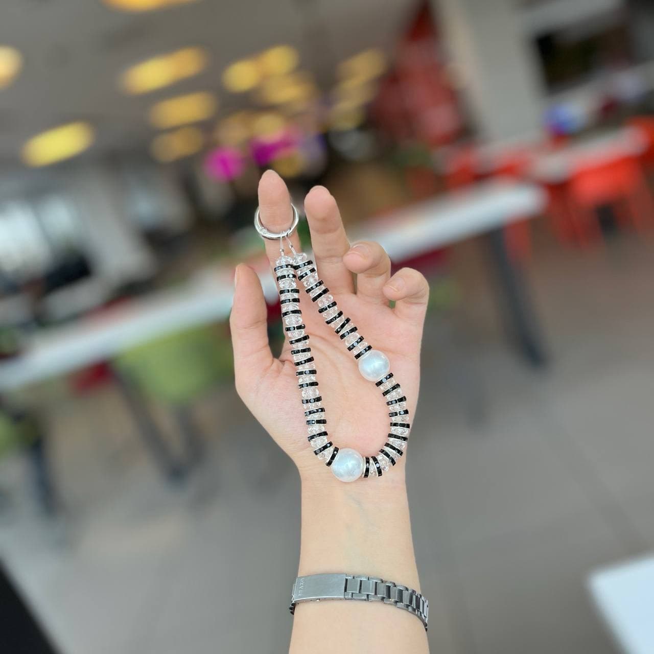 آویز گوشی نگین دار — تصویر ۵