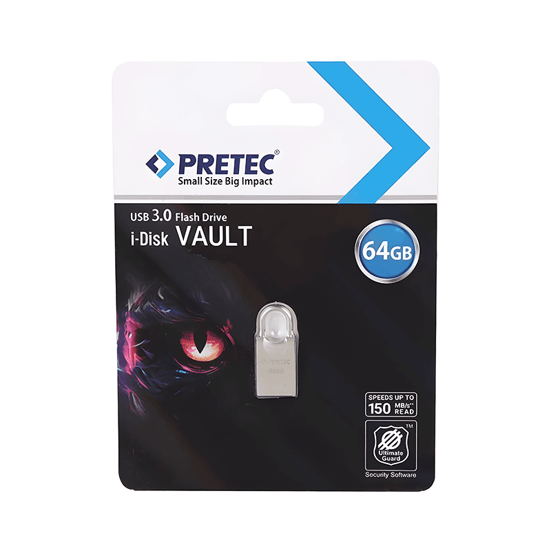 فلش مموری 64 گیگ پرتک Vault | با طراحی جمع‌وجور و کاربردی — تصویر ۲