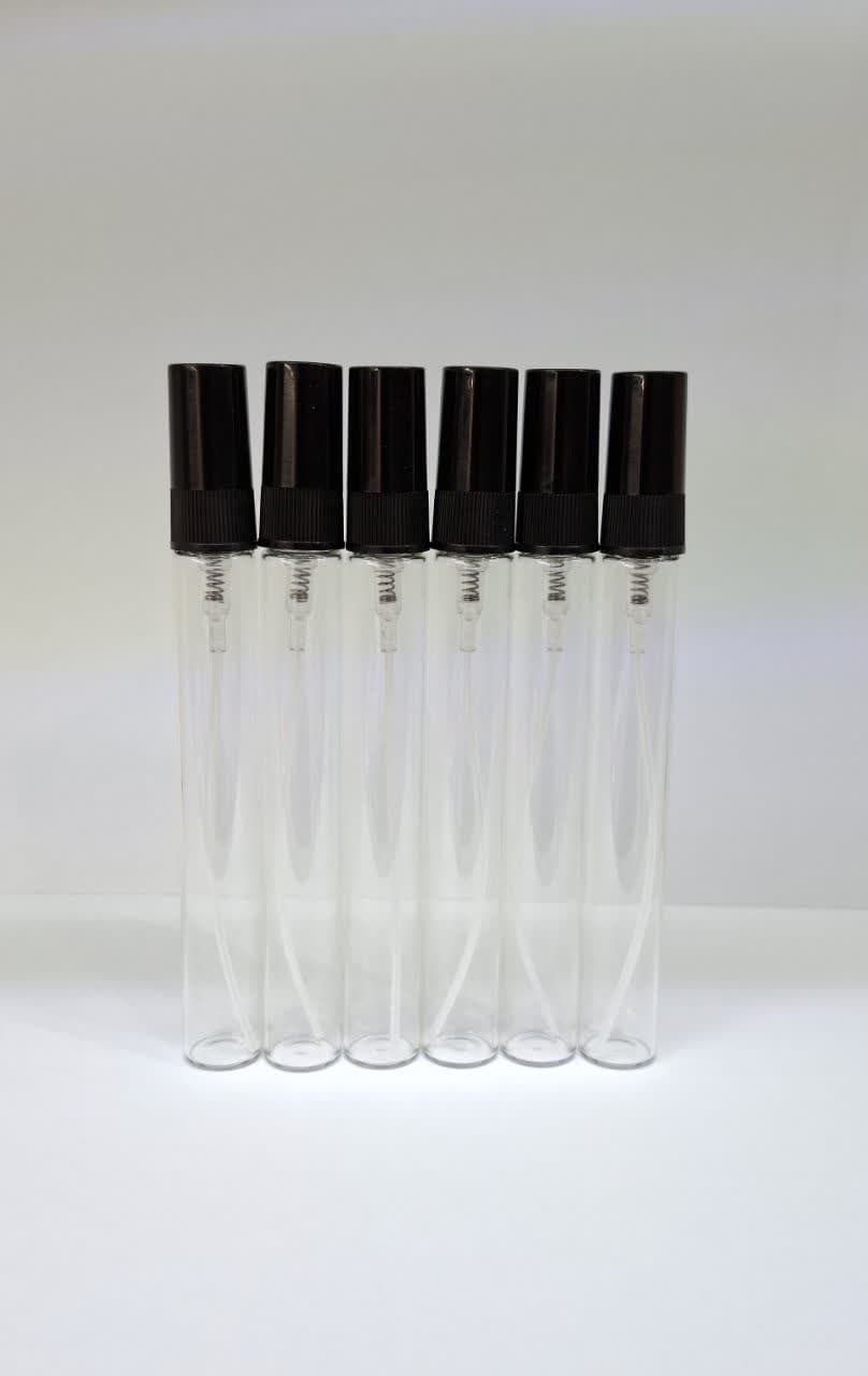 شیشه عطر10میل ویال والف پلاستیکی مشکی