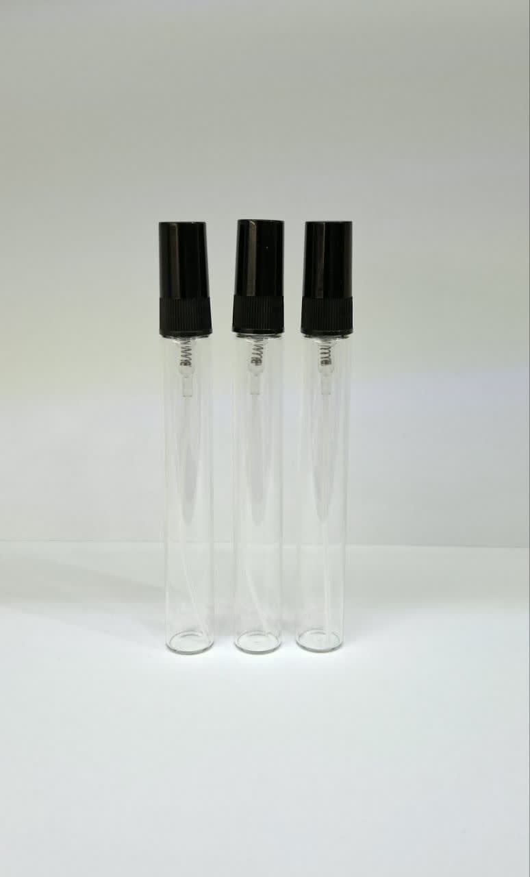 شیشه عطر10میل ویال والف پلاستیکی مشکی — تصویر ۲