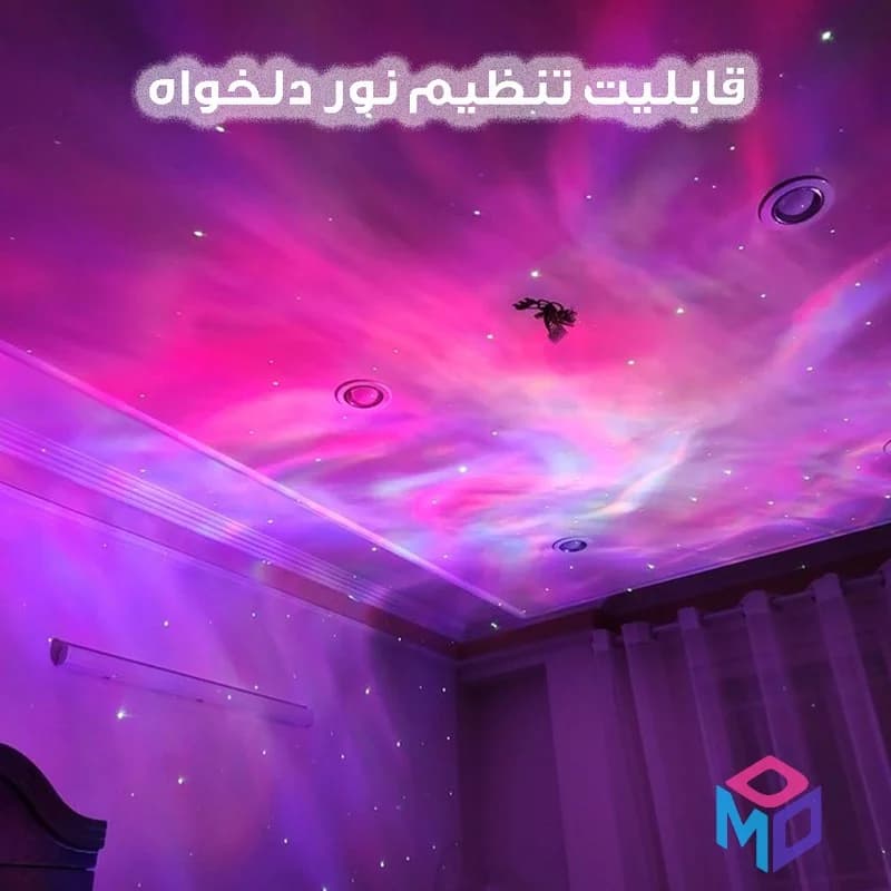 چراغ خواب و پروژکتور کودک مدل فضانورد کد — تصویر ۴