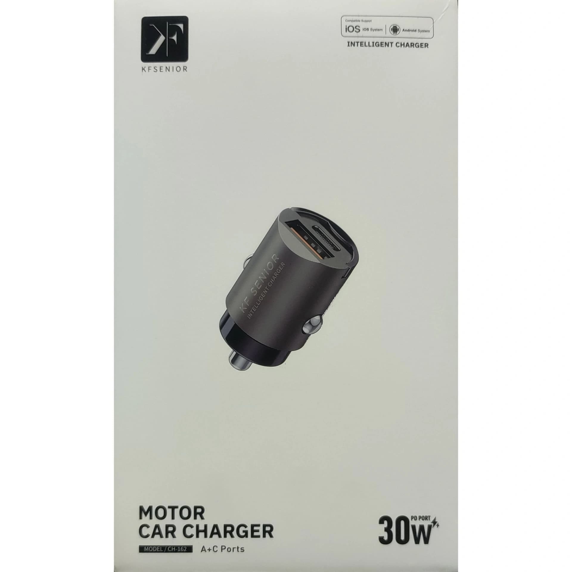 شارژر فندکی 30 وات KF SENIOR مدل CH-162 — تصویر ۲