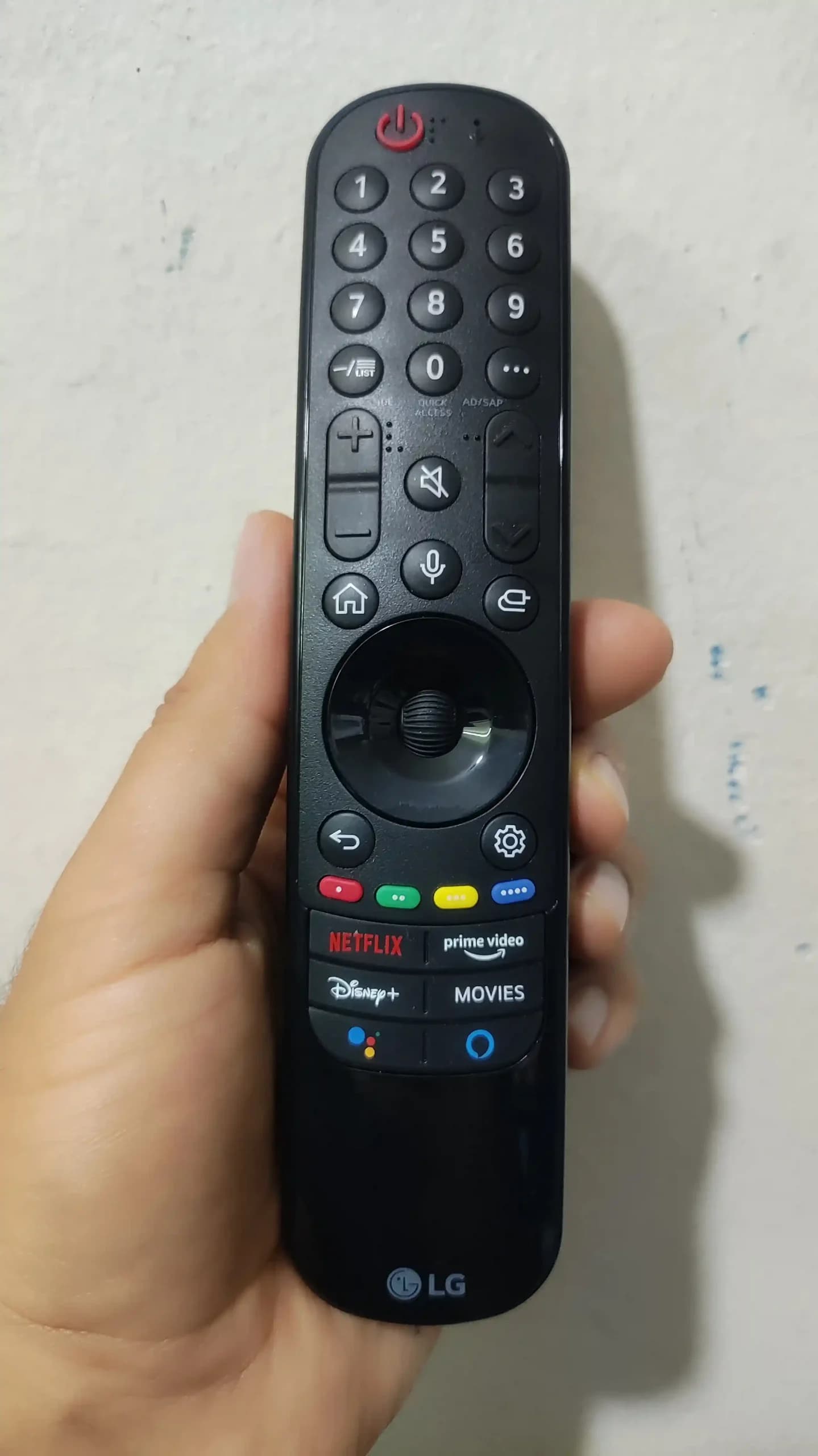 کنترل تلویزیون ال جی مدل MR21GA اصل — تصویر ۴