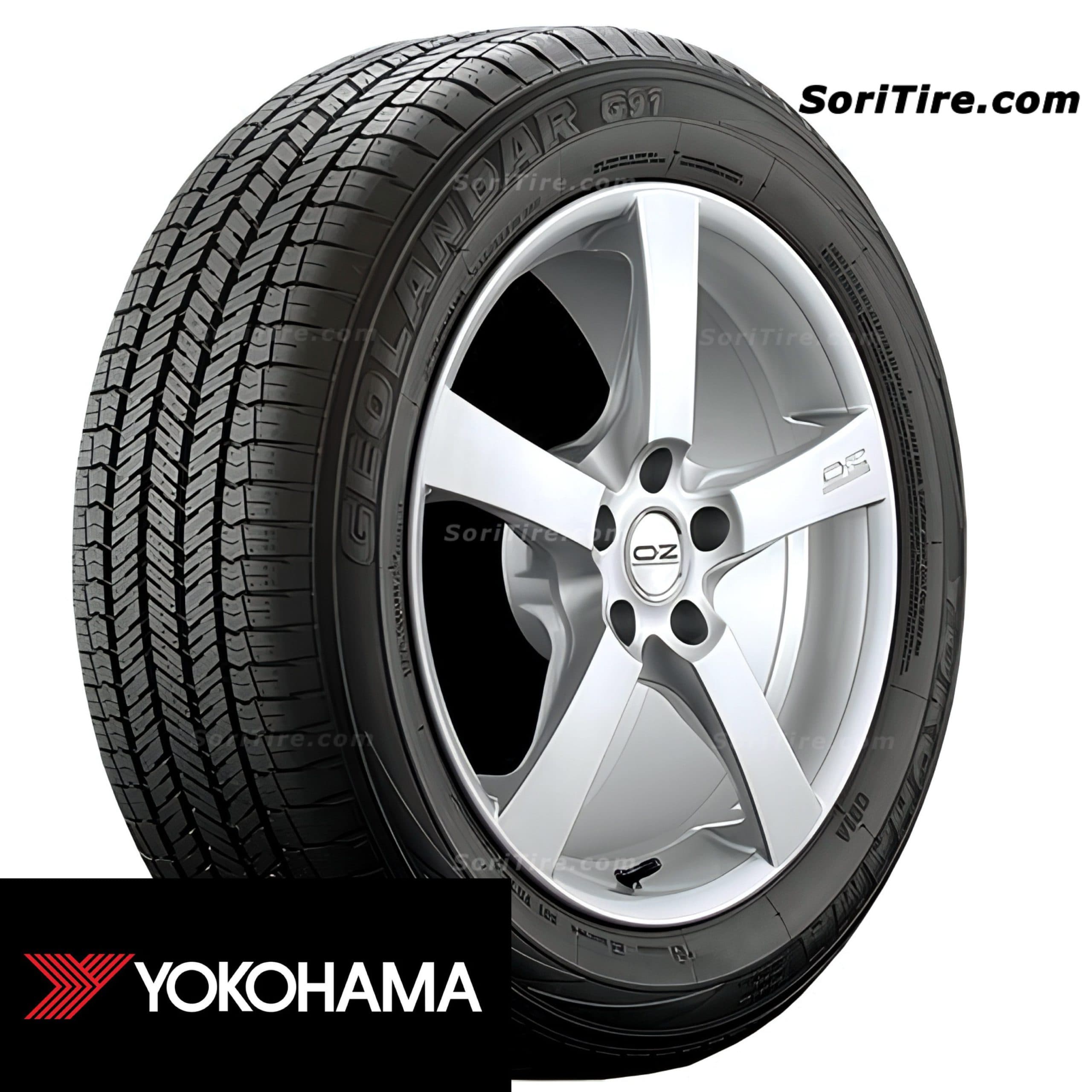 لاستیک یوکوهاما ژاپن 225/65R17 گل G91 تاریخ 2025
