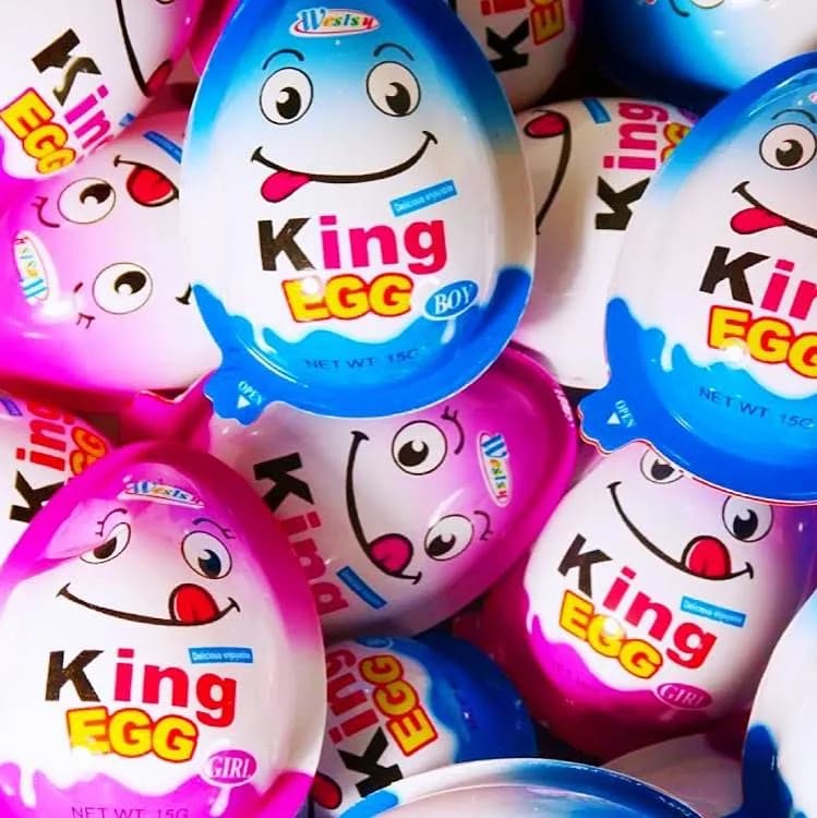 تخم مرغ شانسی کینگ اگ 24 عددی king egg