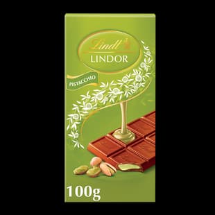 تابلت شکلات لینت لیندور با کرم پسته Lindt Lindor Milk Chocolate Pistachio Tablet