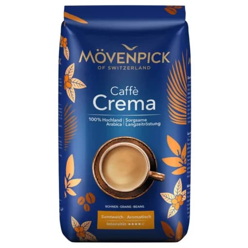 دان قهوه موونپیک کافی کرما 100% عربیکا Mövenpick Caffè Crema