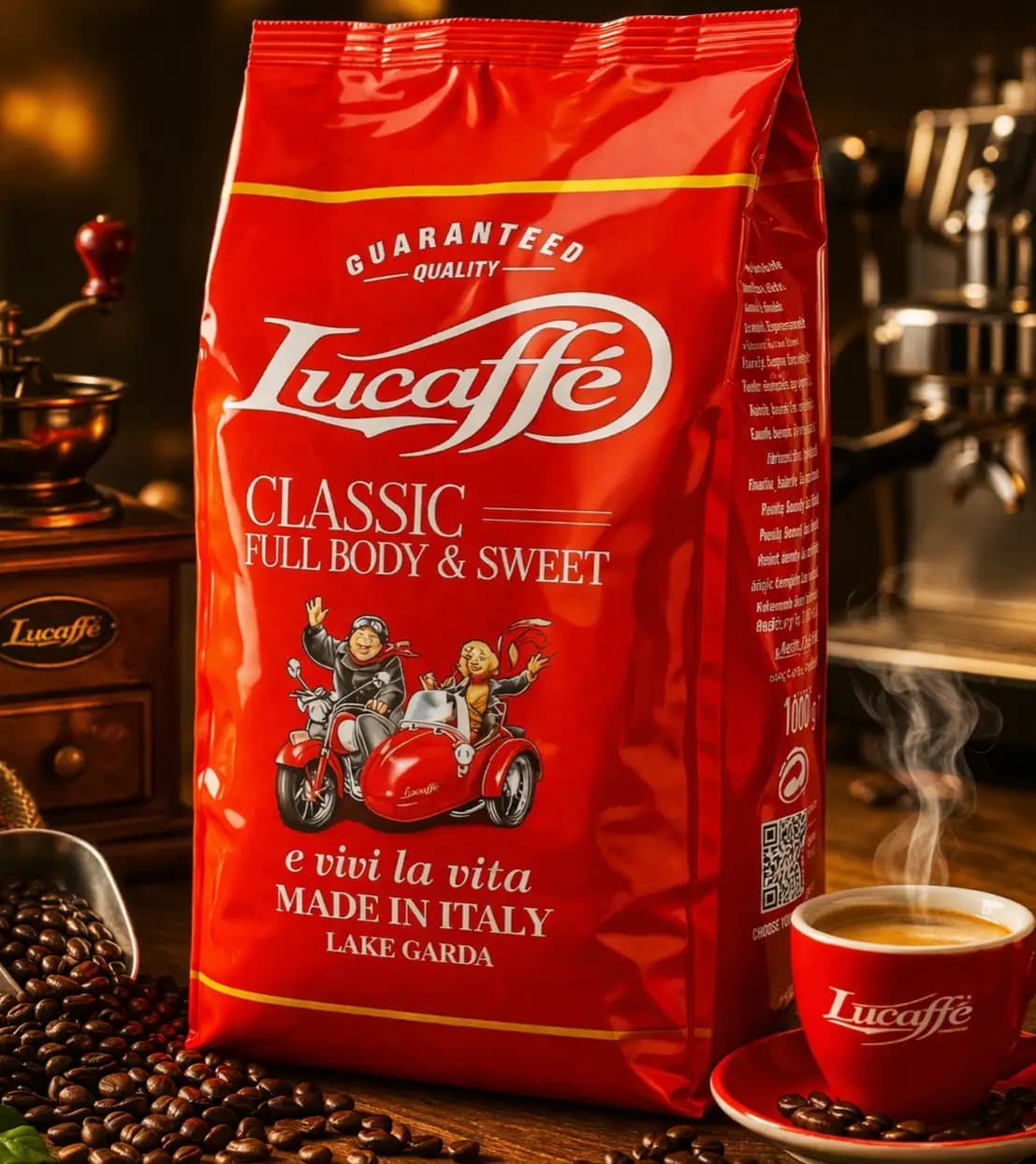 دان قهوه لوکافه کلاسیک فول بادی Lucaffé Classic Full body — تصویر ۳