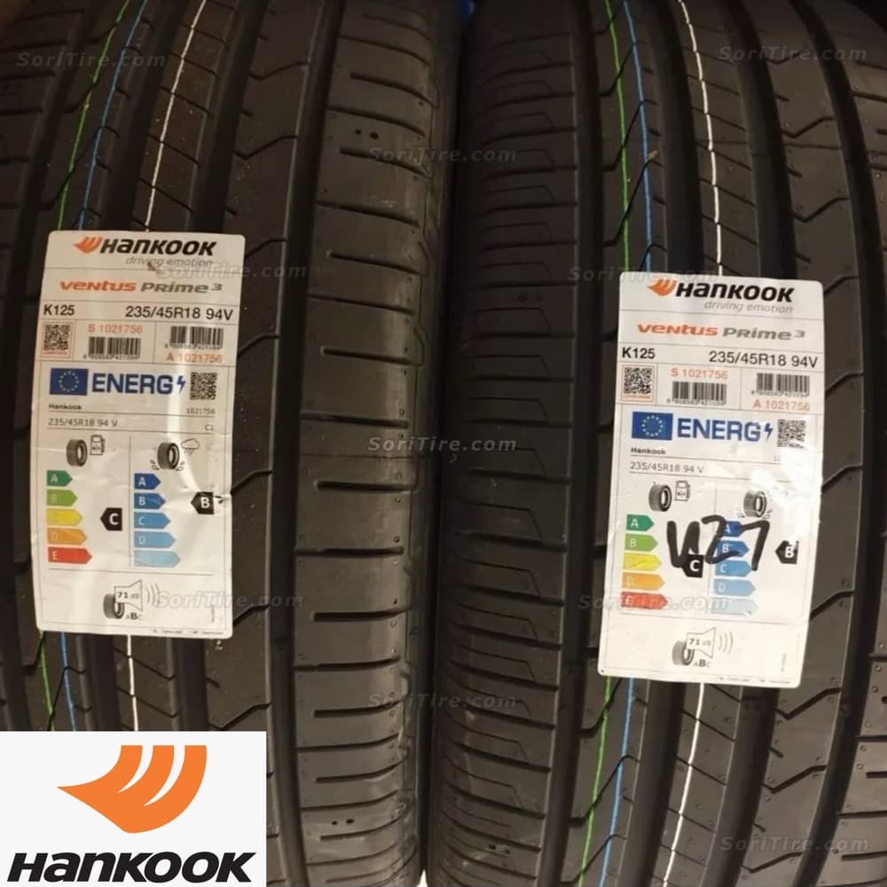لاستیک هانکوک کره 235/45R18 گل K135 تاریخ 2025 — تصویر ۲