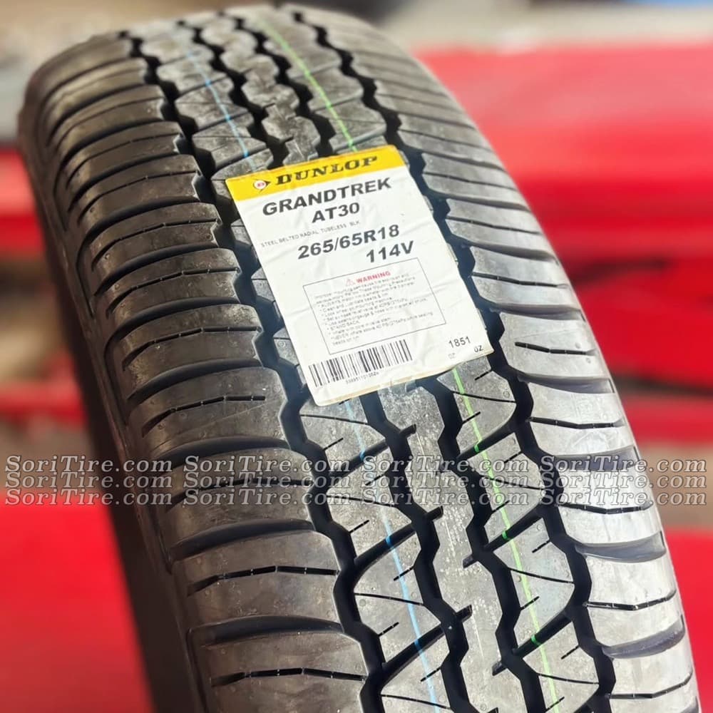 لاستیک دانلوپ ژاپن 265/65R18 گل AT30 تاریخ 2026 — تصویر ۳