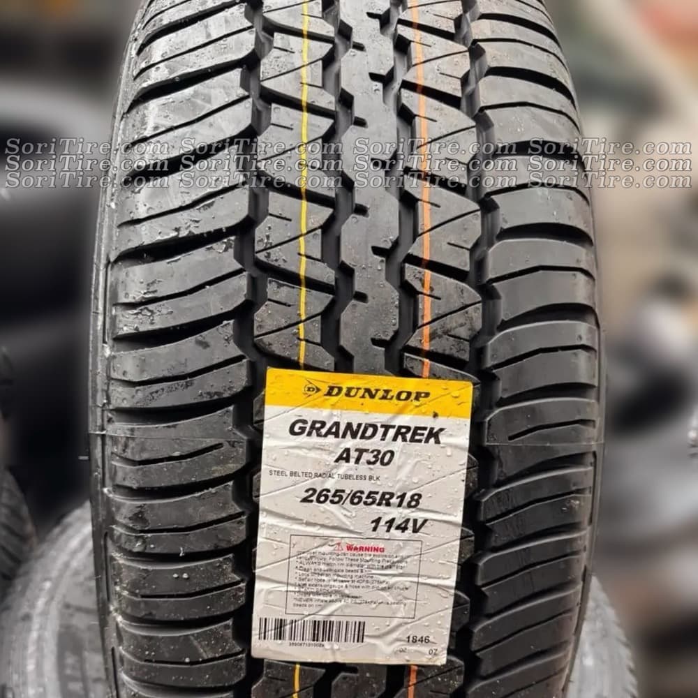 لاستیک دانلوپ ژاپن 265/65R18 گل AT30 تاریخ 2026 — تصویر ۲