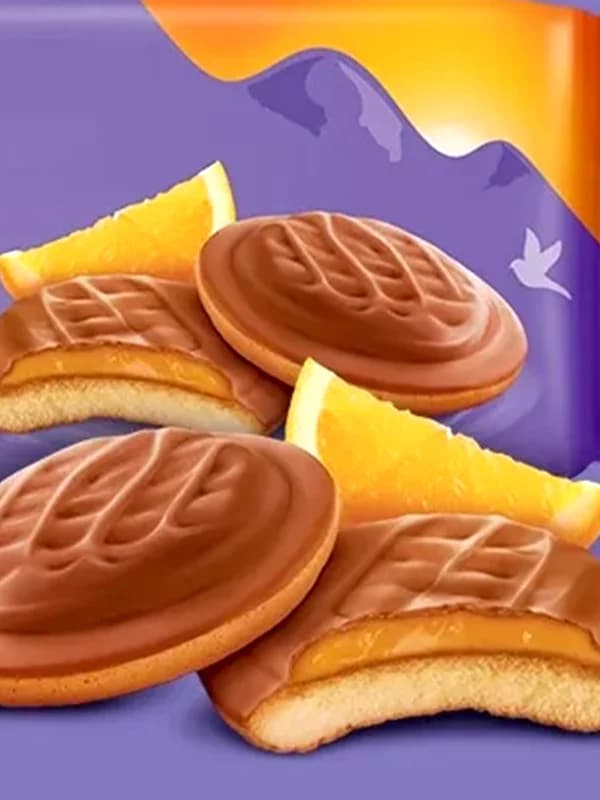 شوکو بیسکویت جافا پرتقال میلکا Milka Choco Jaffa Orange — تصویر ۲