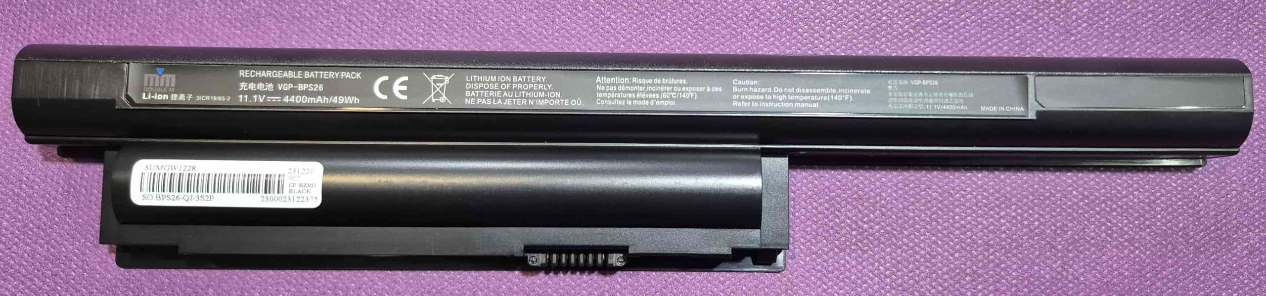 Sony SO-BPS26 باتری لپ تاپ سونی