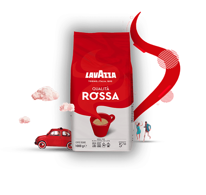 دانه قهوه لاوازا کوالیتا روسا Lavazza Qualità Rossa