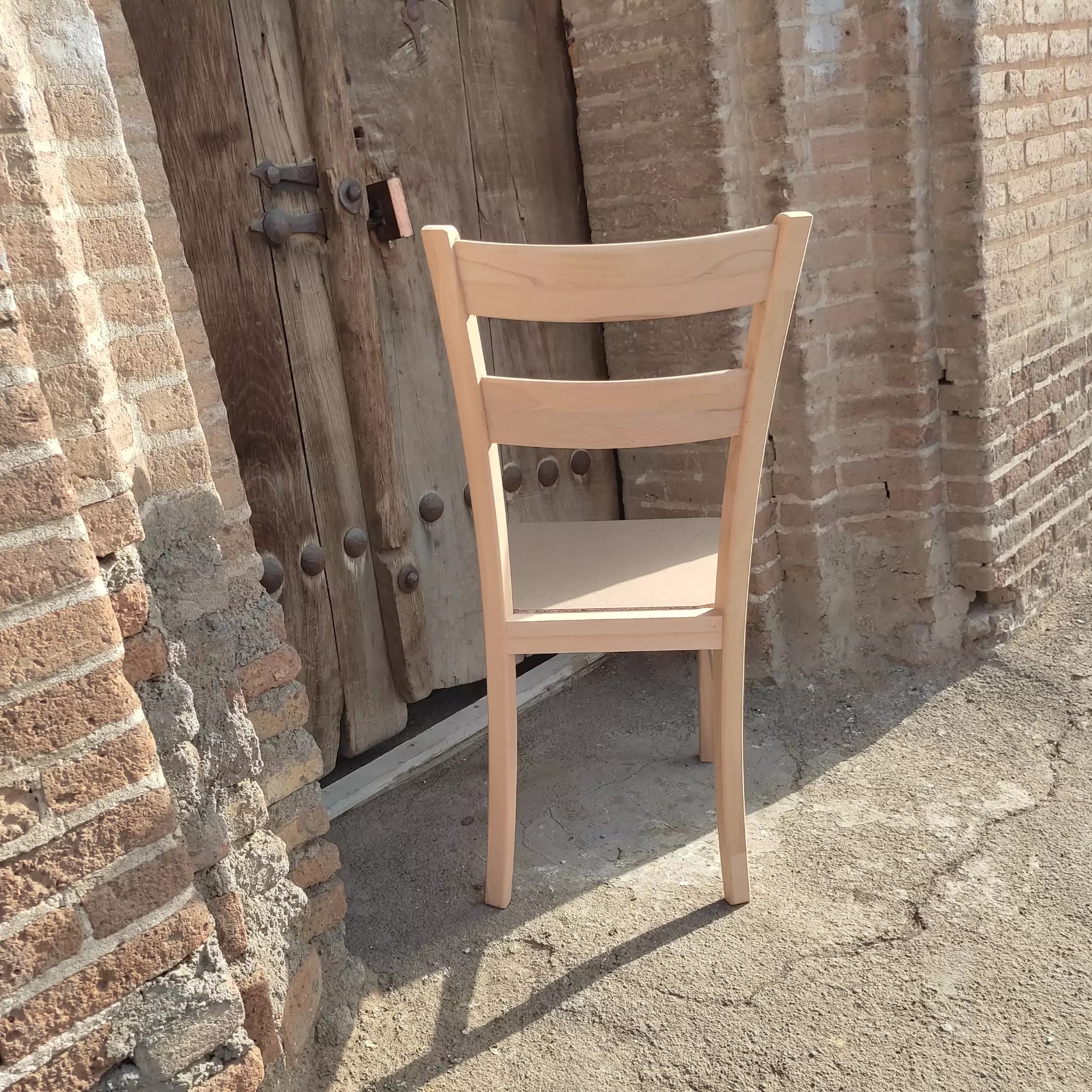 صندلی خام ۲ تیرک راش — تصویر ۲
