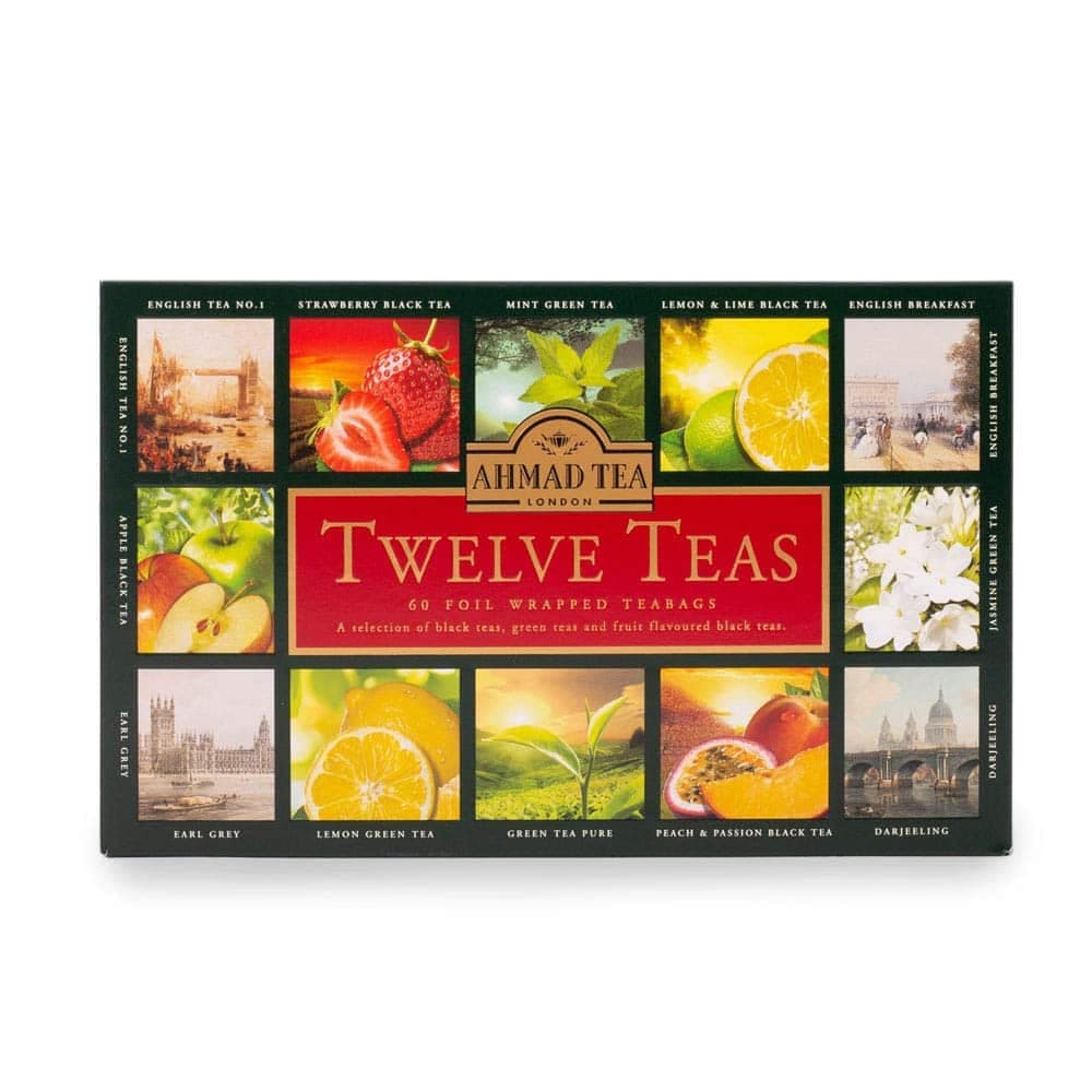 چای کیسه ای مخلوط 12 طعم احمد 60 عددی Ahmad Tea twelve teas