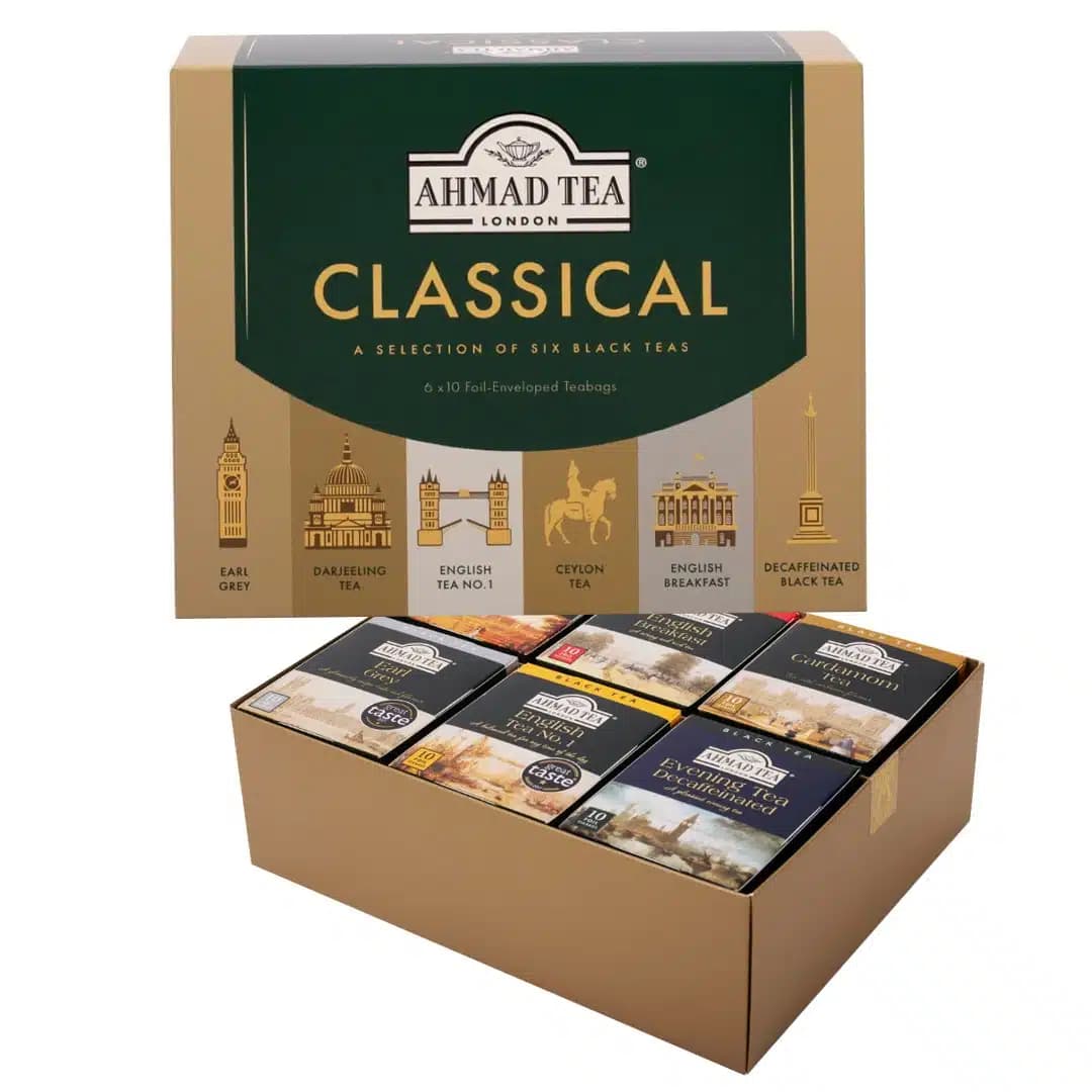 چای کیسه ای کلاسیک احمد مخلوط 6 طعم در بسته 60 عددی Ahmad Tea CLASSICAL — تصویر ۶