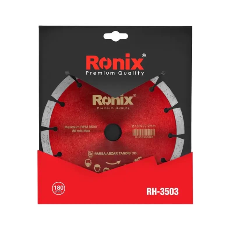 صفحه گرانیت بر 180 میلی متری رونیکس کد RH-3503 — تصویر ۳
