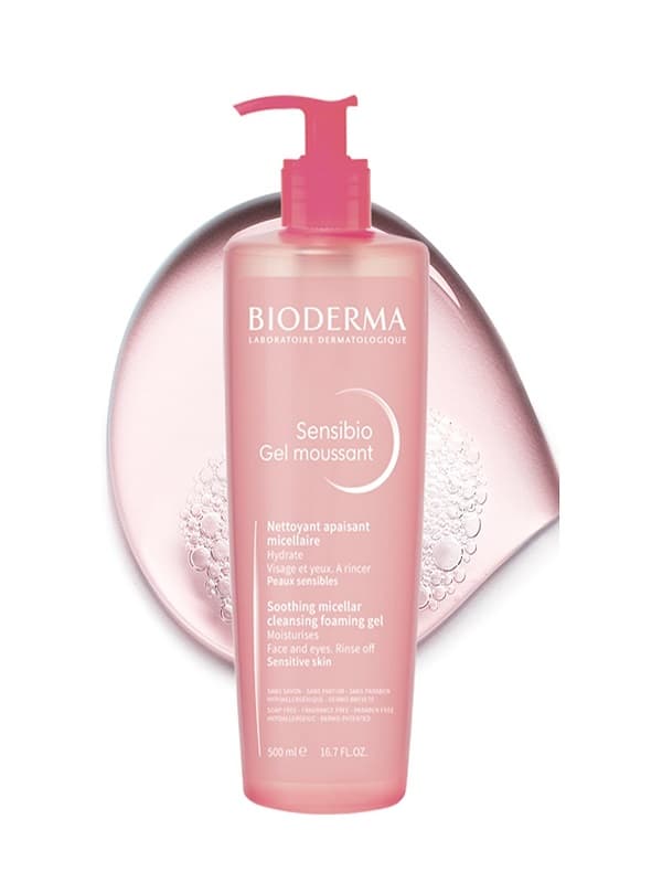 ژل شستشوی صورت بایودرما مناسب پوست حساس BIODERMA Sensibio