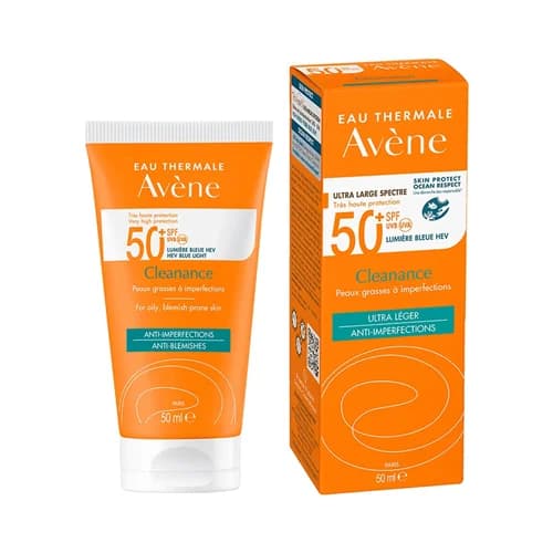 فلوئید ضد آفتاب اون CLEANANCE با +SPF50 مناسب پوست چرب Avène
