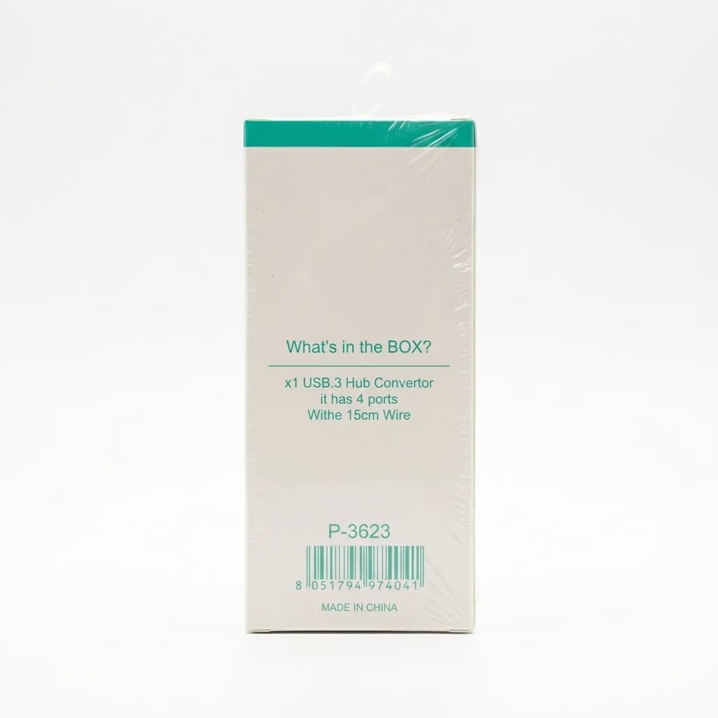 هاب 4 پورت پاوردار پی نت مدل T-3623 — تصویر ۲