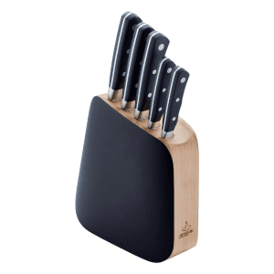 سرویس چاقو ۶ تکه پایه چوبی عرشیا مدل KS160-3550