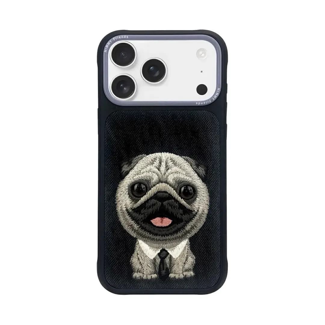 قاب فانتزی نیمی Big Eyes Cute Pet مناسب آیفون 17 پرو مکس iPhone 17 Pro Max