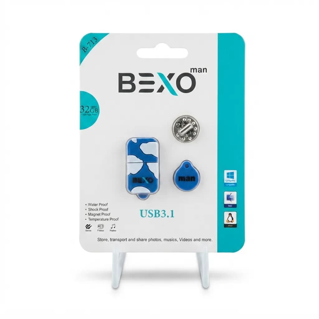 فلش مموری بکسو مدل B-713 ظرفیت 32 گیگابایت USB3.1