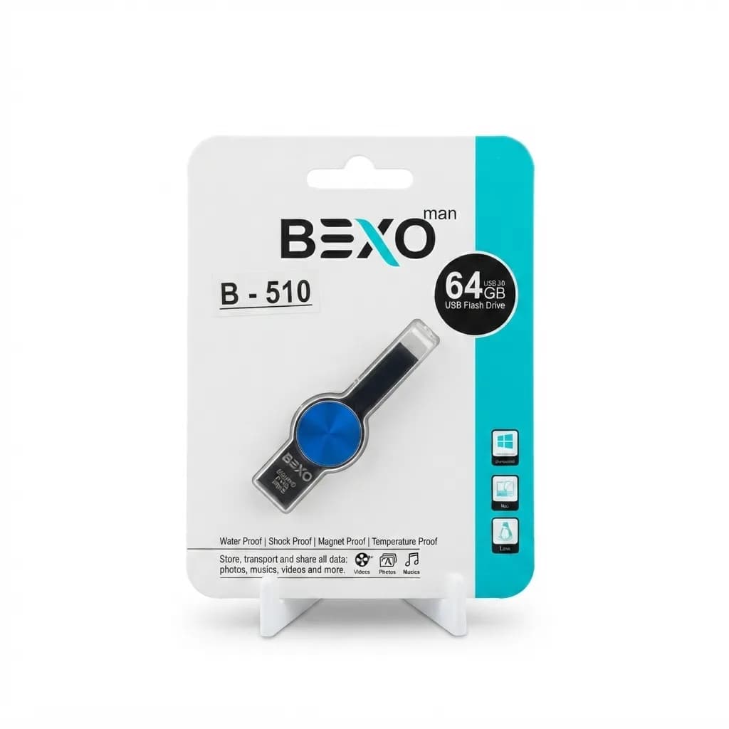 فلش مموری بکسو مدل B-510 ظرفیت 64 گیگابایت USB2.0