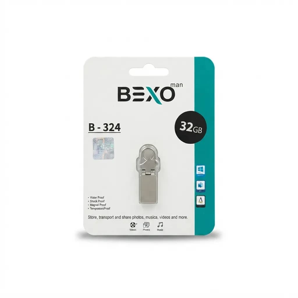 فلش مموری بکسو مدل B-324 ظرفیت 32 گیگابایت USB2.0
