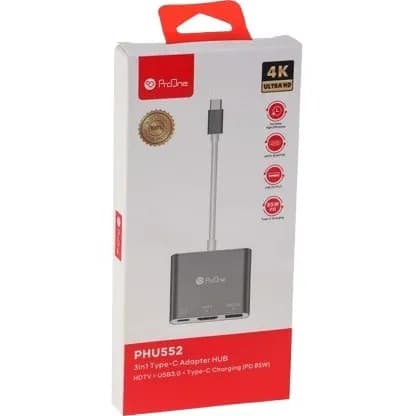 هاب 3 پورت USB-C پرووان مدل PHU552 — تصویر ۳