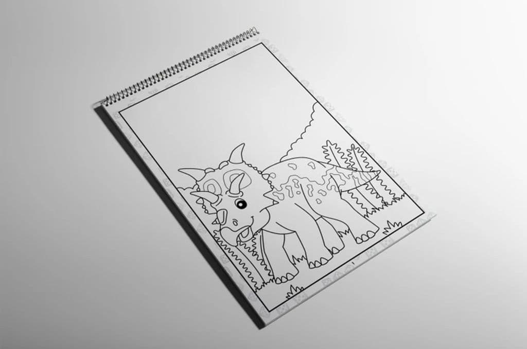 سفارش طراحی رنگ آمیزی دایناسورها - فایل PDF — تصویر ۲