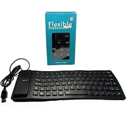 کیبورد سیم دار ایکس پی-پروداکت مدل Flexible ژله ای